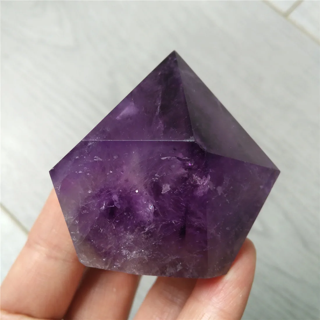 Аметист Кристалл точечные камни Кристаллы Камень Islande Wicca Piedras минералы минеральное сырье Cuarzo корона чакра кварц для лечения 129 г