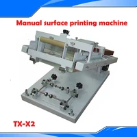 tx x2 manual surface curve screen printing press cylinder machine for bottlecup diy