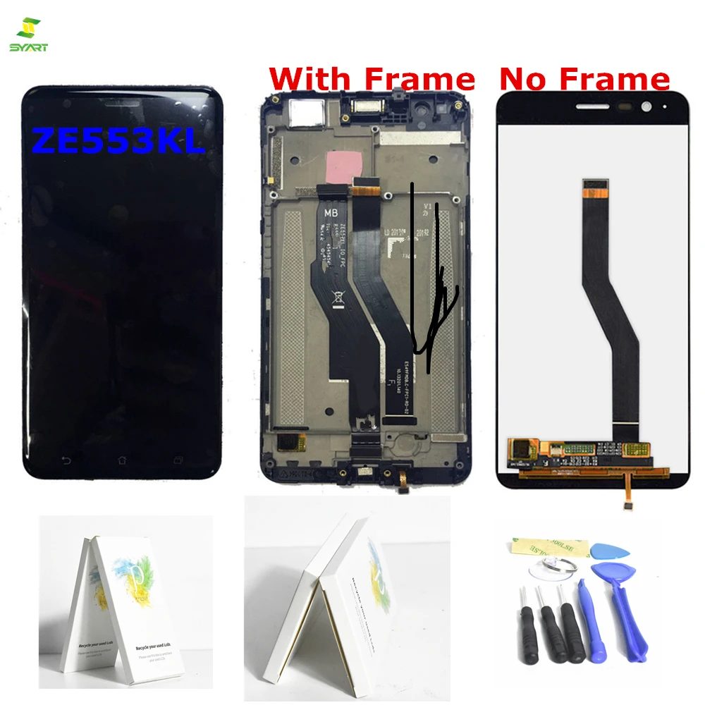 ЖК дисплей 5 дюйма для ASUS ZenFone 3 Zoom ZE553KL сенсорный экран с дигитайзером в сборе