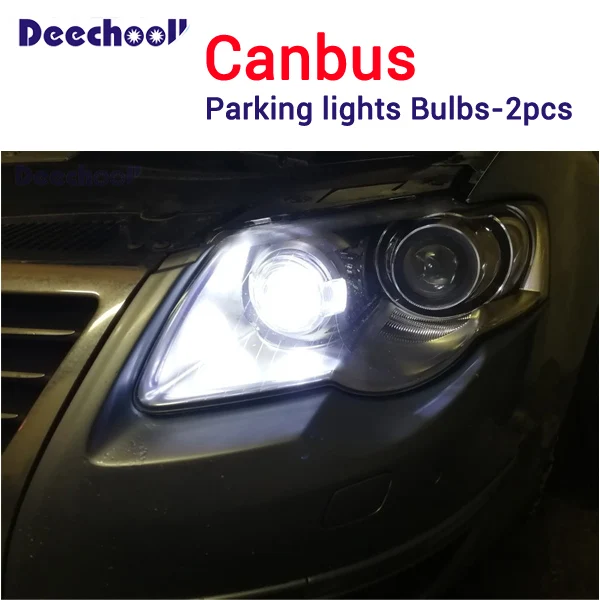 2pcs Parking lights 18 шт. Canbus светодиодный светильник заднего хода+ светильник номерного знака+ внутренний светильник+ парковочный светильник для VW POLO 6R 6C для POLO MK5 09-17 - Emitting Color: 2pcs Parking lights