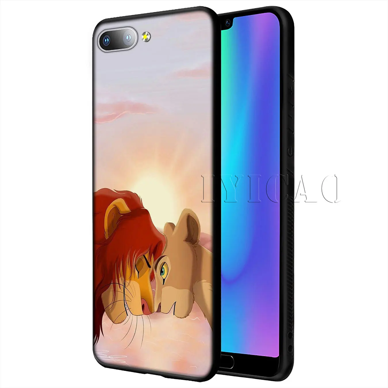 Мягкий силиконовый чехол для телефона IYICAO the Lion King Huawei Y9 Y7 Y6 Prime 2019 Honor 20 8C 8X 8 9 9X 10 Lite