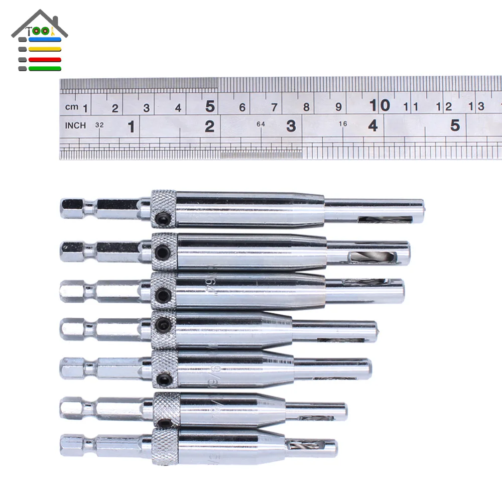 7 размеров сверла с самоцентрирующимся шарниром для окон дверей винтов пила