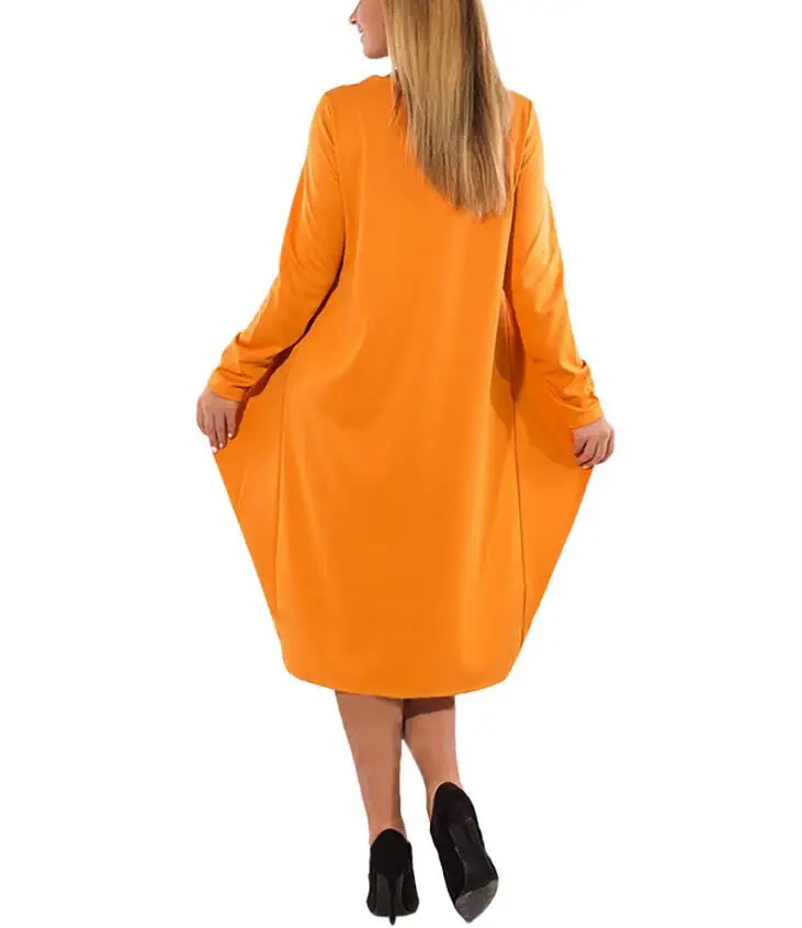 5XL 6XL плюс размеры Женская одежда с длинными рукавами и круглым вырезом