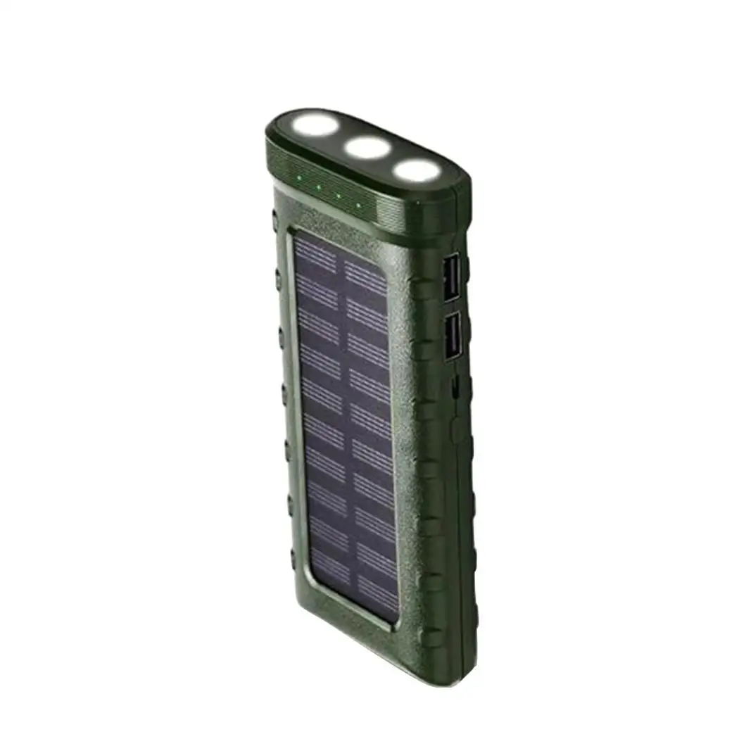 Прочный практичный двойной USB порт Солнечный аккумулятор 13000 мАч мощность 5 В/2 1 А