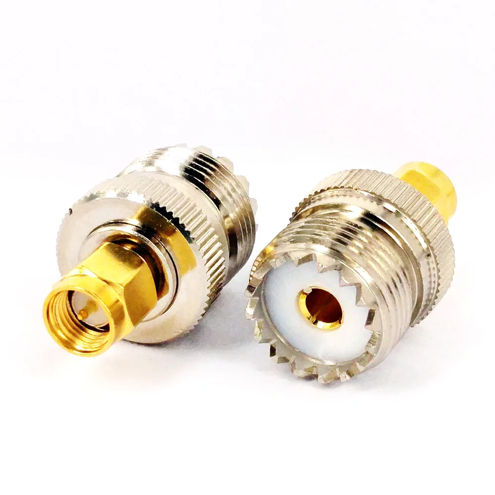 Переходник SMA Male UHF Female SO239 PL259 радиочастотный коаксиальный переходник Coax для