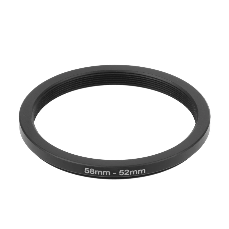 

58mm To 52mm Aluminium alloy Step Down Rings Lens Adapter Filter Camera Tool Accessory