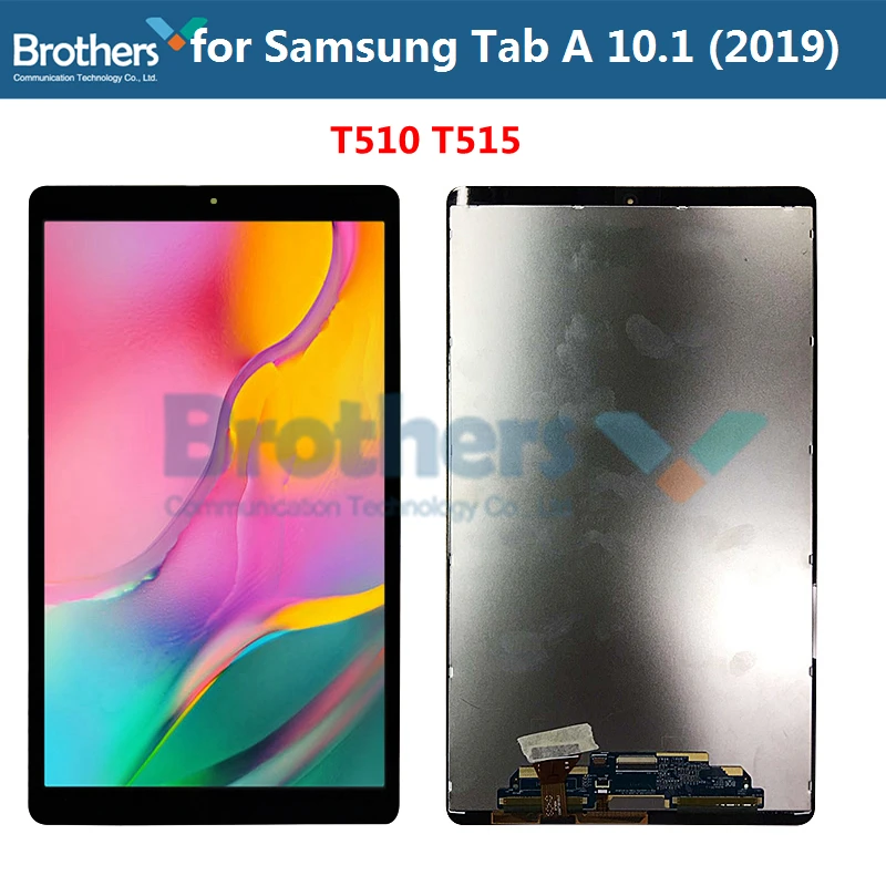 Tablet LCD Screen For Samsung Galaxy Tab A 10.1 2019 LCD Dispaly Assembly for SM-T510 T515 Touch Screen Digitizer Original Test