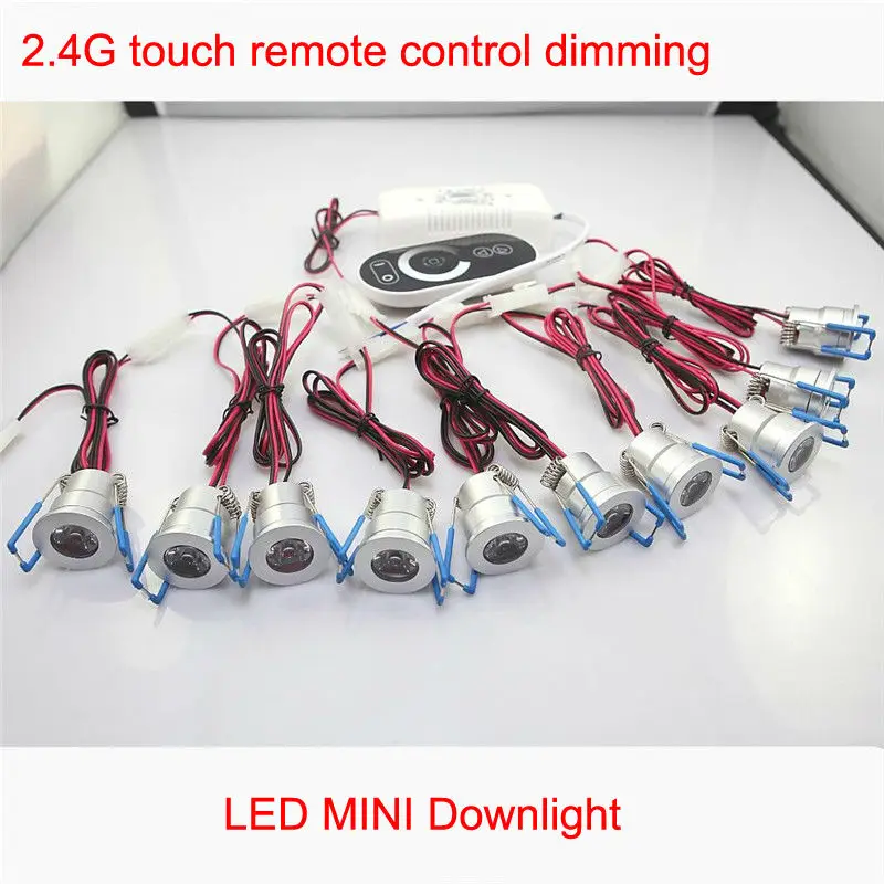 AC85 265V 3 Вт мини светодиодные светильники вниз лампы + светодиодный затемняющий