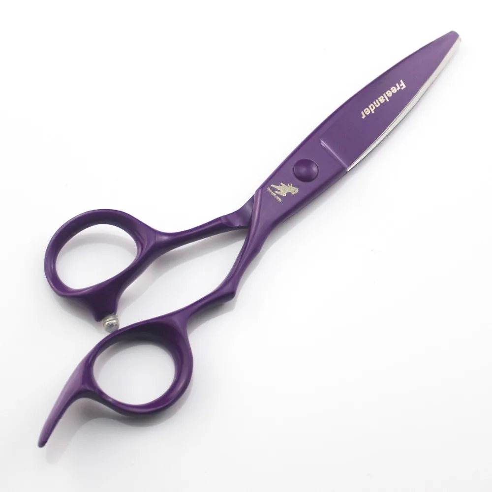 6inch Willow Blade Hair Cutting Scissor Barber Tool Black Purple Gold Color Hairdressing Style Beauty Supply | Дом и сад