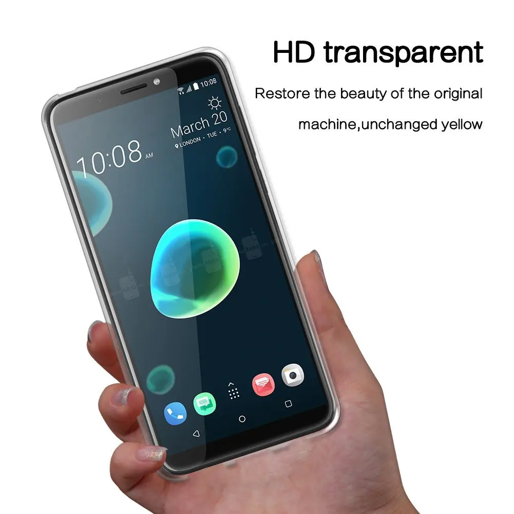 TELEYAGO For HTC Desire 12/ 12 Plus Case Slim Clear Transparent Nature Soft TPU Silicon Cover Cell Mobile Phone Protective Shell |