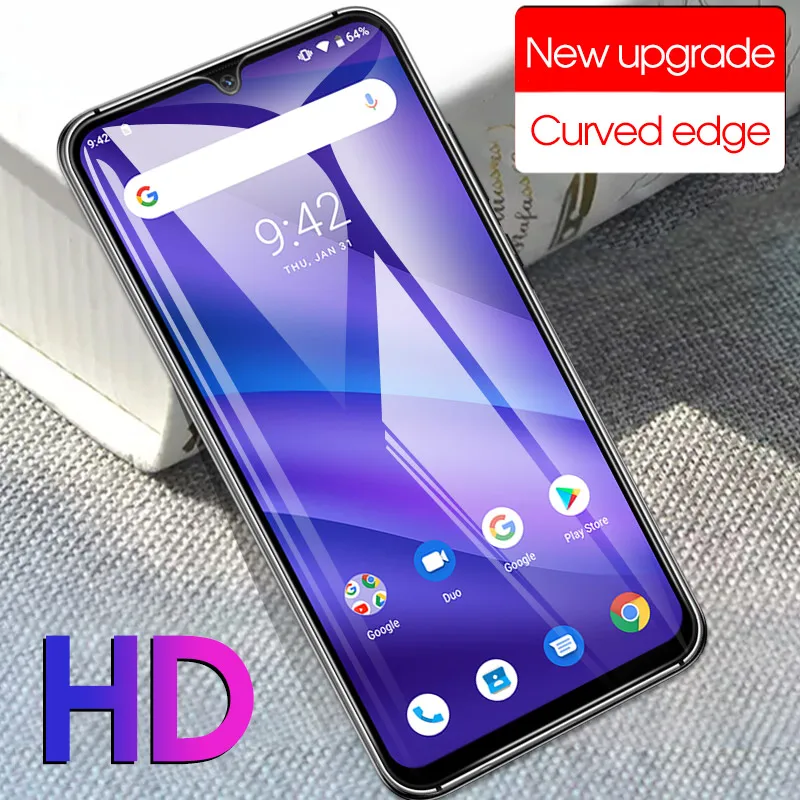 3D полное покрытие из закаленного стекла для UMIDIGI A5 Pro Защитная крышка экрана
