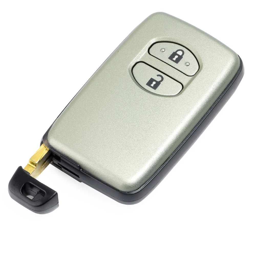 Keyecu умный дистанционный чехол для ключей Fob 2 кнопки Toyota Avalon Camry Highlander RAV4 2007 2011|buttons