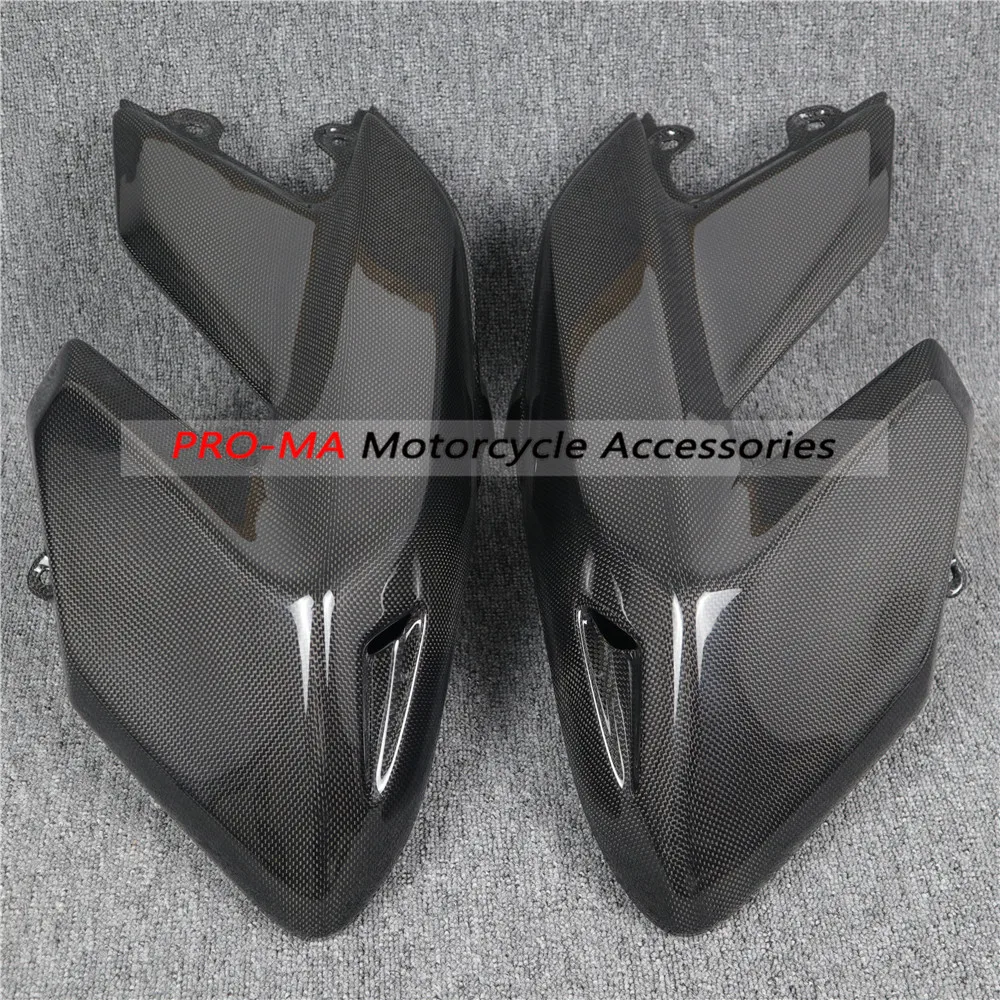 Боковые панели мотоцикла из углеродного волокна для hyperducati Motard 796 1100 1100S гладкая