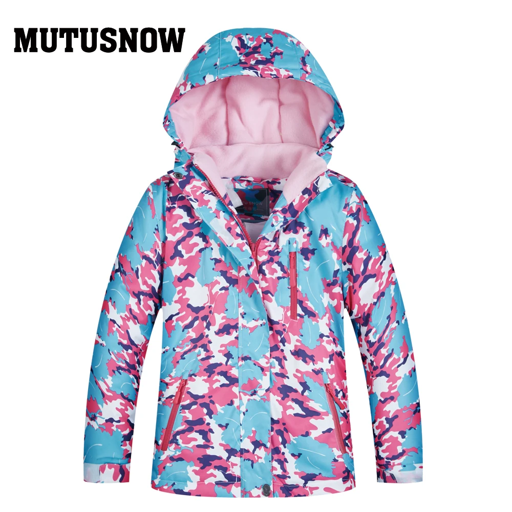 Детская Лыжная куртка зимняя детская ветрозащитная Водонепроницаемая Супер