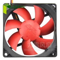 5pcs new dc12v silent 80mm 8025 808025mm 882 5cm chassis fan hydro bearing computer case fan 3pin and 4d