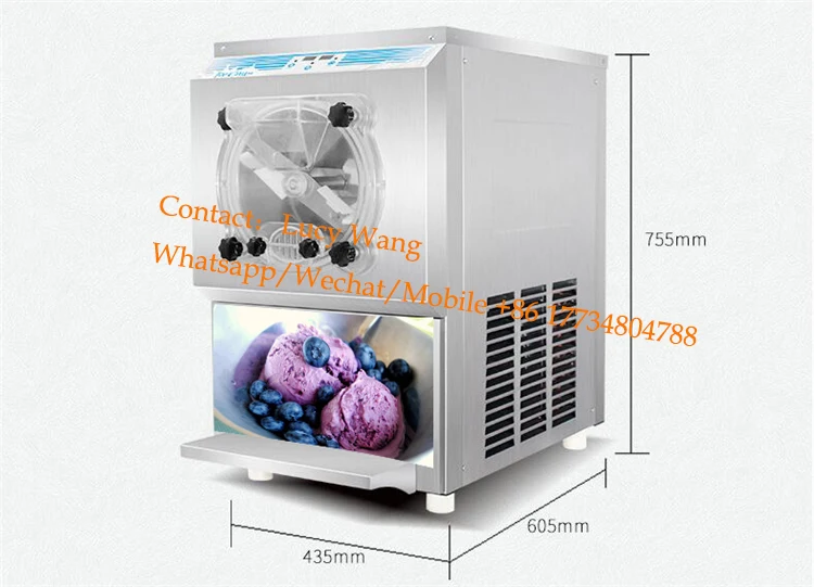 KN-18TW chinese 18L/H mini taylor hard ball ice cream making machine batch freezer gelato | Бытовая техника