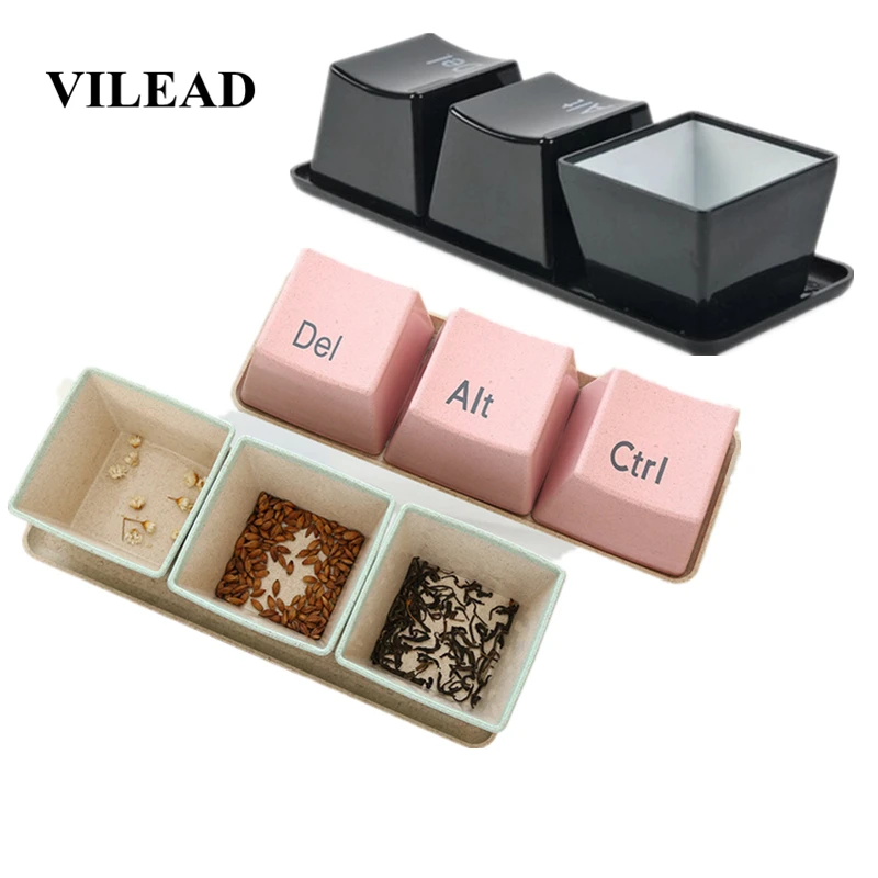 VILEAD Пластик 3 шт./компл. клавиатура Форма Кофе кружка Новинка Чай Кубок пить воду чашки завтрак кружки из нержавеющей стали Кофе Офисный Компьютерный кружка