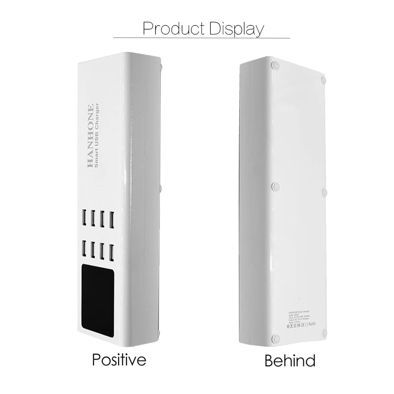 Высокое качество Смарт USB Зарядное устройство 8 Порты Led Дисплей стандарта ЕС США