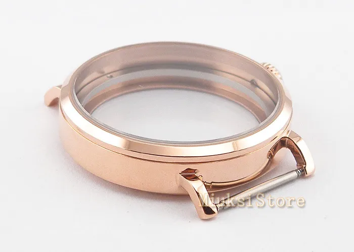 46 мм розовое золото 316L корпус из нержавеющей стали fit ETA 6497 6498 Чайка st36 часовой