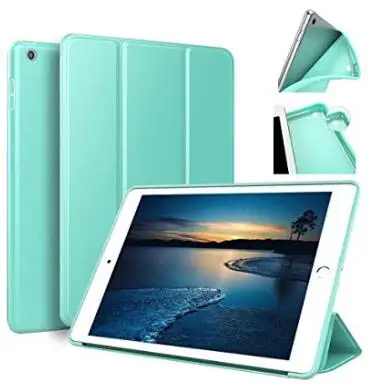 Чехол для iPad 9 7 2018/2017 тонкий легкий смарт чехол с мягкой задней частью из ТПУ|Чехлы