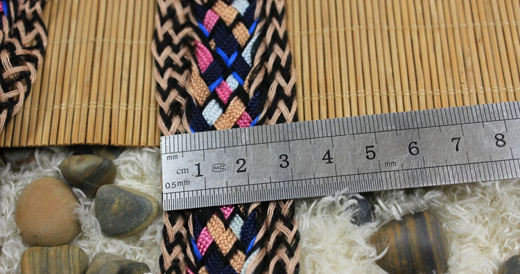 Бесплатная доставка Новый DIY лента Ручной Работы Красочный вязание ленты конопли