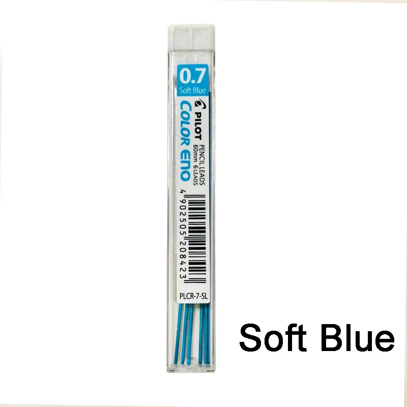 SOFT BLUE Refill Pilot 1 шт. HCR-197 Eno 0,7 мм механические карандаши 8 цветов механические карандаши или заправки для офиса и школы канцелярские принадлежности - Цвет: SOFT BLUE Refill