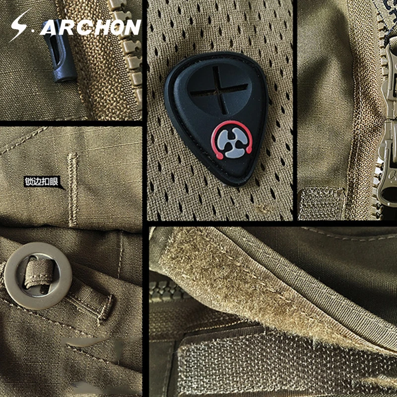 

S.ARCHON M65 Autumn Winter Military Field Jackets Men Hooded Waterproof Windproof Tactical Pilot Jacket Male Camo Army Clothing