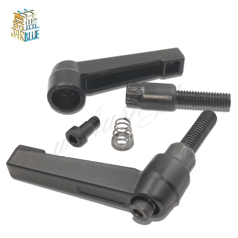 

2pcs or 5pcs M5x12/16/20/25/32/40 Clamping Lever Machinery Adjustable Handle Locking External Male Thread Knob Hex Screws