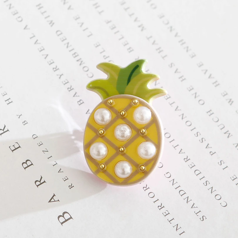 Acrylic Brooch Korean high-grade Corsage Collar Pin Accessories Badge Cute Cartoon Adult High Quality Buckle | Украшения и
