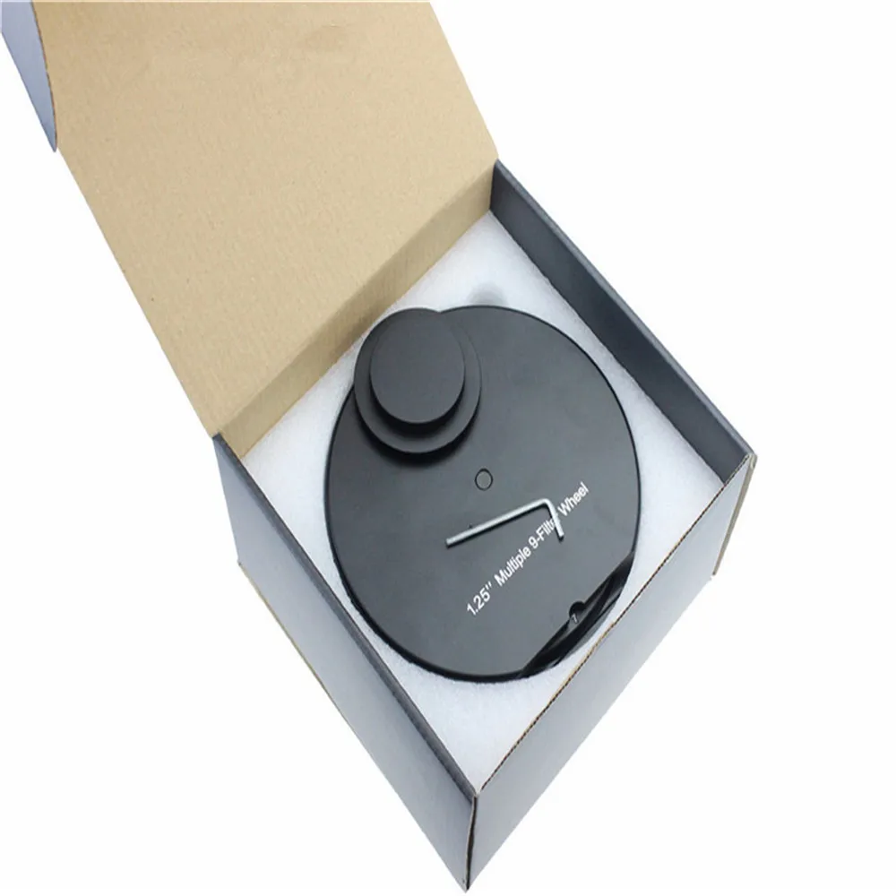 

1.25Inch 9 Positions Manual Filter Wheel - deep space planetary telescope Whell Colour