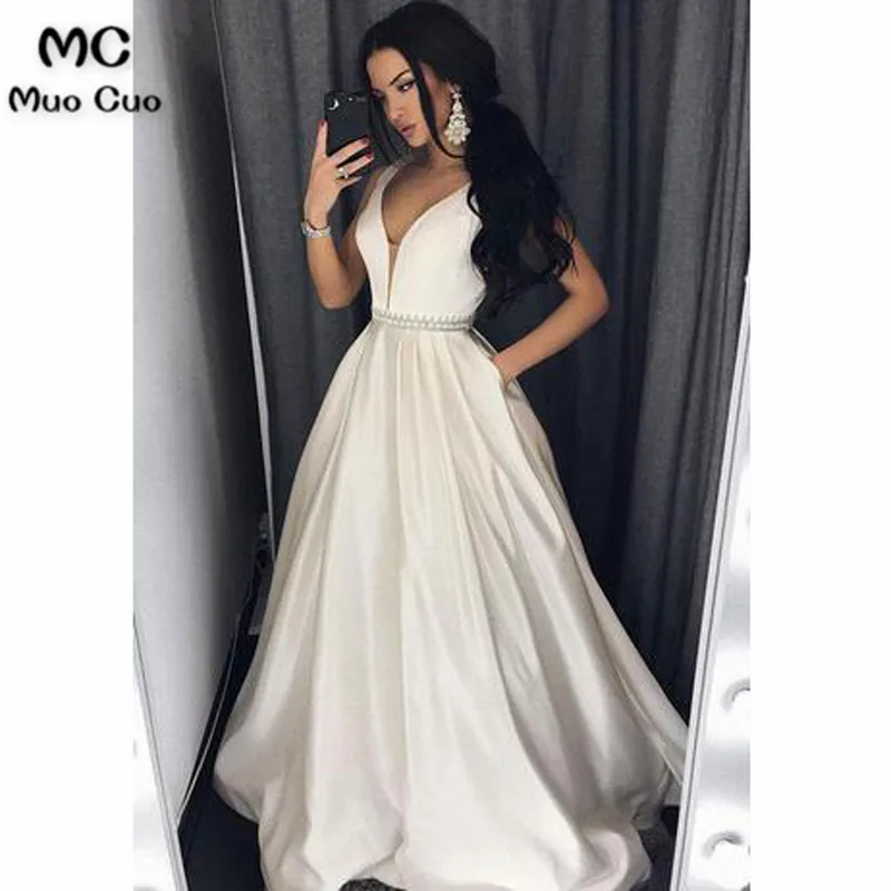 Принцесса 2018 свадебное платье трапециевидной формы с кристаллами Robe de mariage Tank