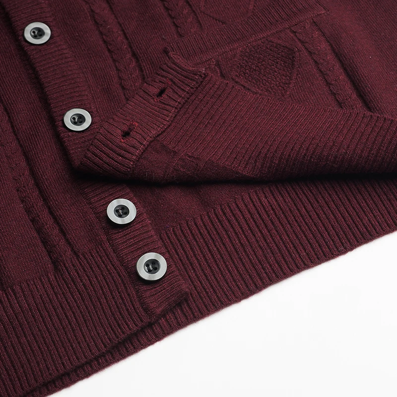 2020 Новое поступление осенняя одежда свитер мужские однотонные жилеты шерстяной