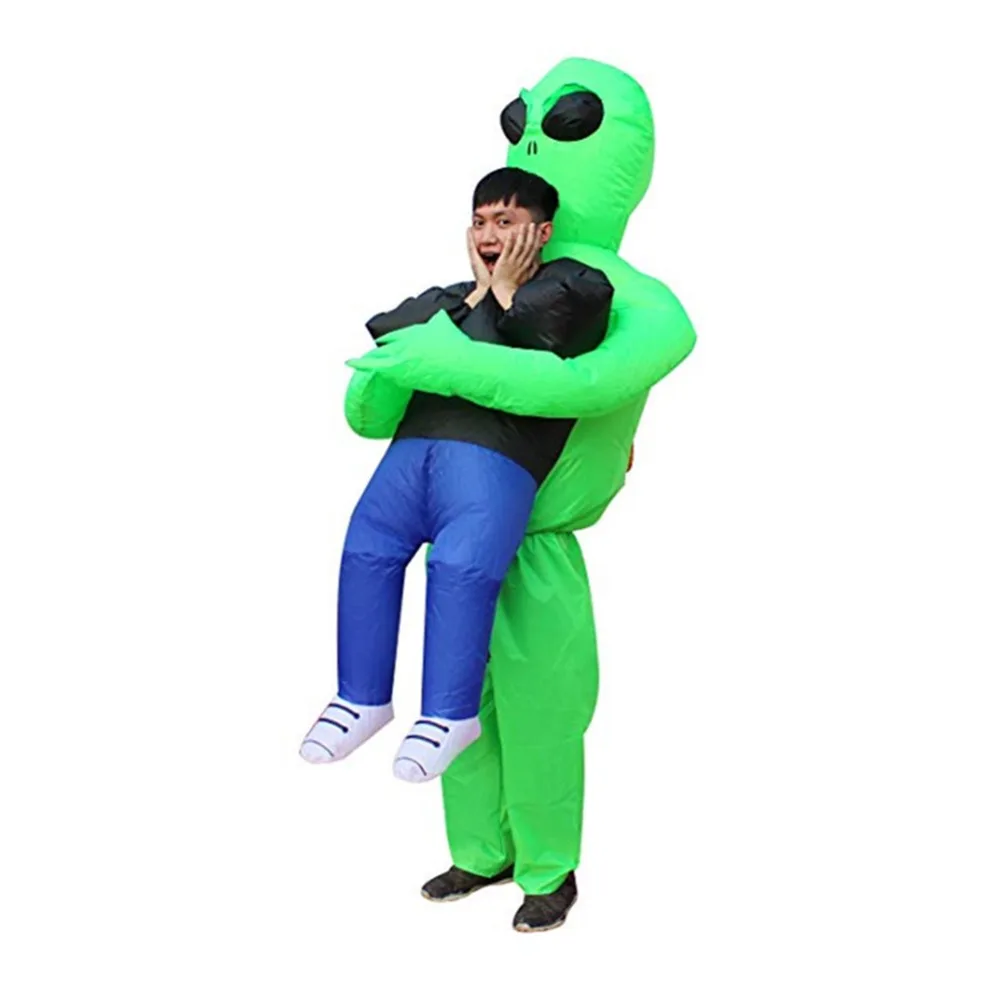 Зеленые призраки на Хэллоуин надувной костюм косплей для вечеринки Забавный