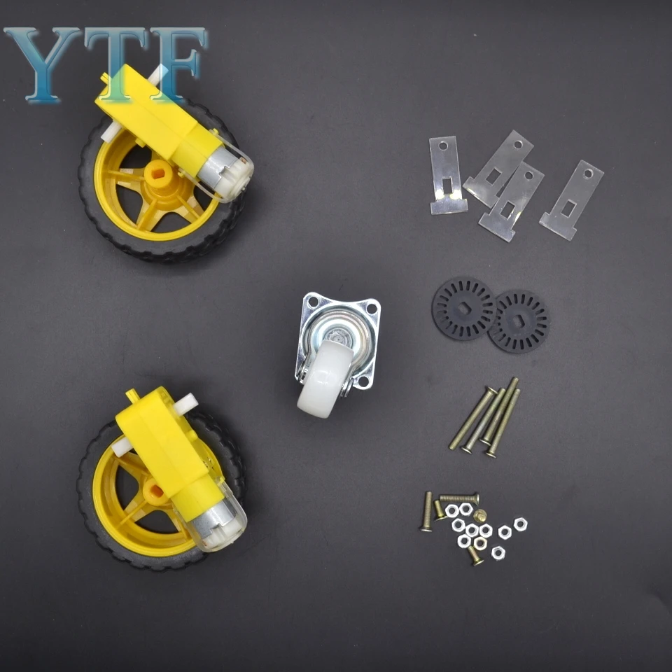 Новый двигатель умный робот автомобильный комплект шасси датчик скорости