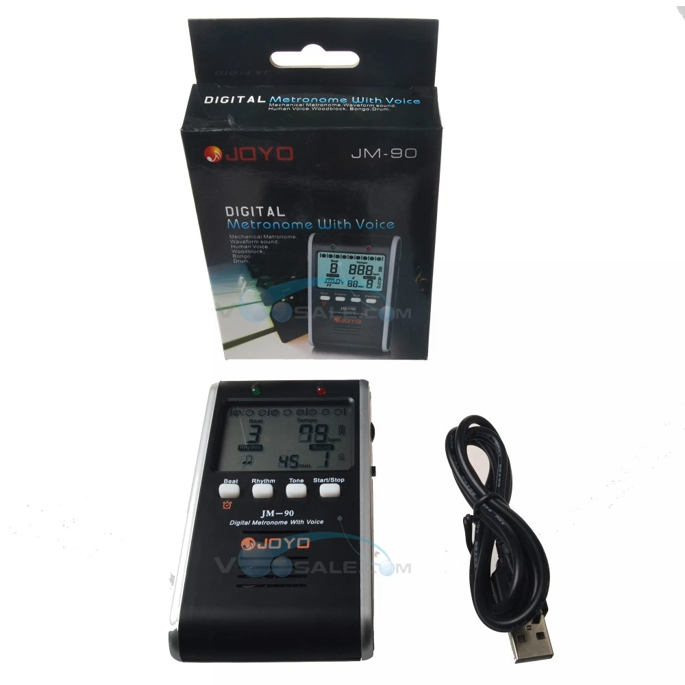 JM 90 цифровой метроном с голосовым мини JOYO JM90 голосовой аксессуары для гитары|digital
