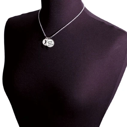 Acrylic Small Paw Navy Blue - Strength and Dignity Cross Necklace | Украшения и аксессуары