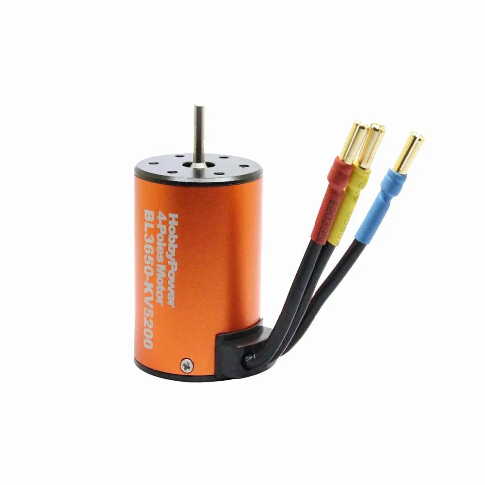 

Hobbypower водонепроницаемый BL3650 4300KV Бессенсорный бесщеточный 4-полюсный двигатель для 1/10 RC Car Truck