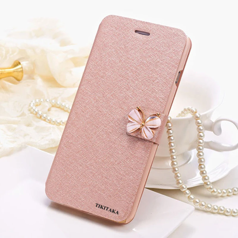 Роскошный кожаный бумажник Стенд откидная для iPhone 7 6 6s плюс SE 5 5S SE случае модный, с украшениями в виде бриллиантов узел галстук бабочка крышка слот для карт