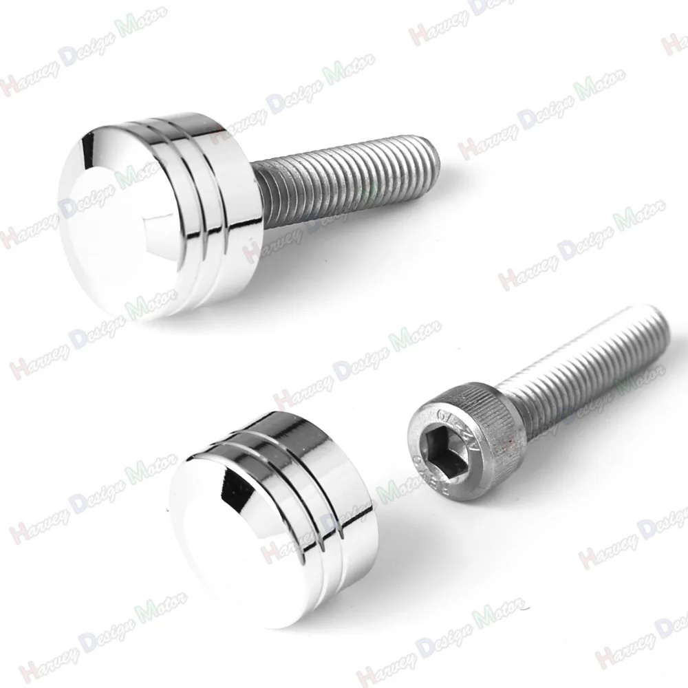 10X хромированная кромка 7/16 &quot9 мм болт крышка для Harley Touring Sportster и мотоцикла |