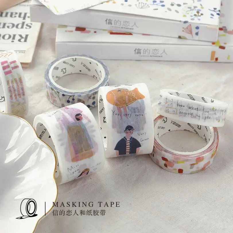 Японский ручной дневник Salt Life Series клейкая лента для рукоделия маскировки бумаги