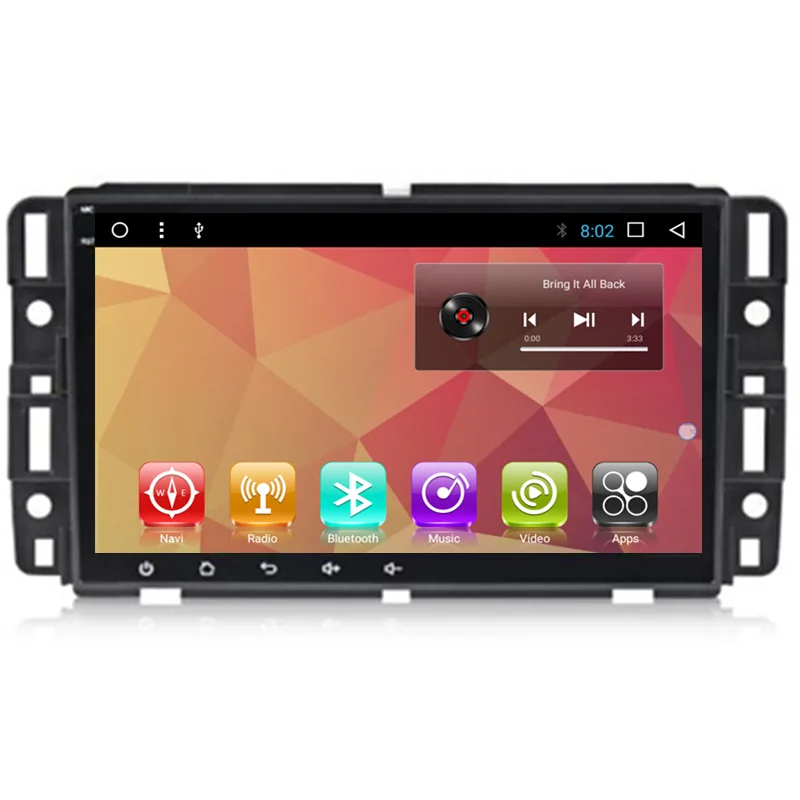 8 &quotAndroid автомобильный мультимедийный Стерео DVD GPS навигация для Chevrolet Tahoe Yukon GMC