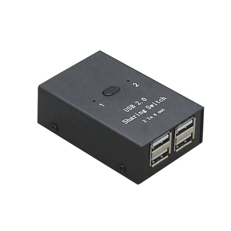 USB KVM переключатель USB2.0 коммутатор для xiaomi Box клавиатура мышь принтер U диск 2 шт.