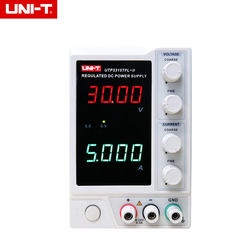 

UNI-T UTP3315TFL-II DC Regulated Power Supplies 0-30V/0-5A (4-digit voltage and current LED display)