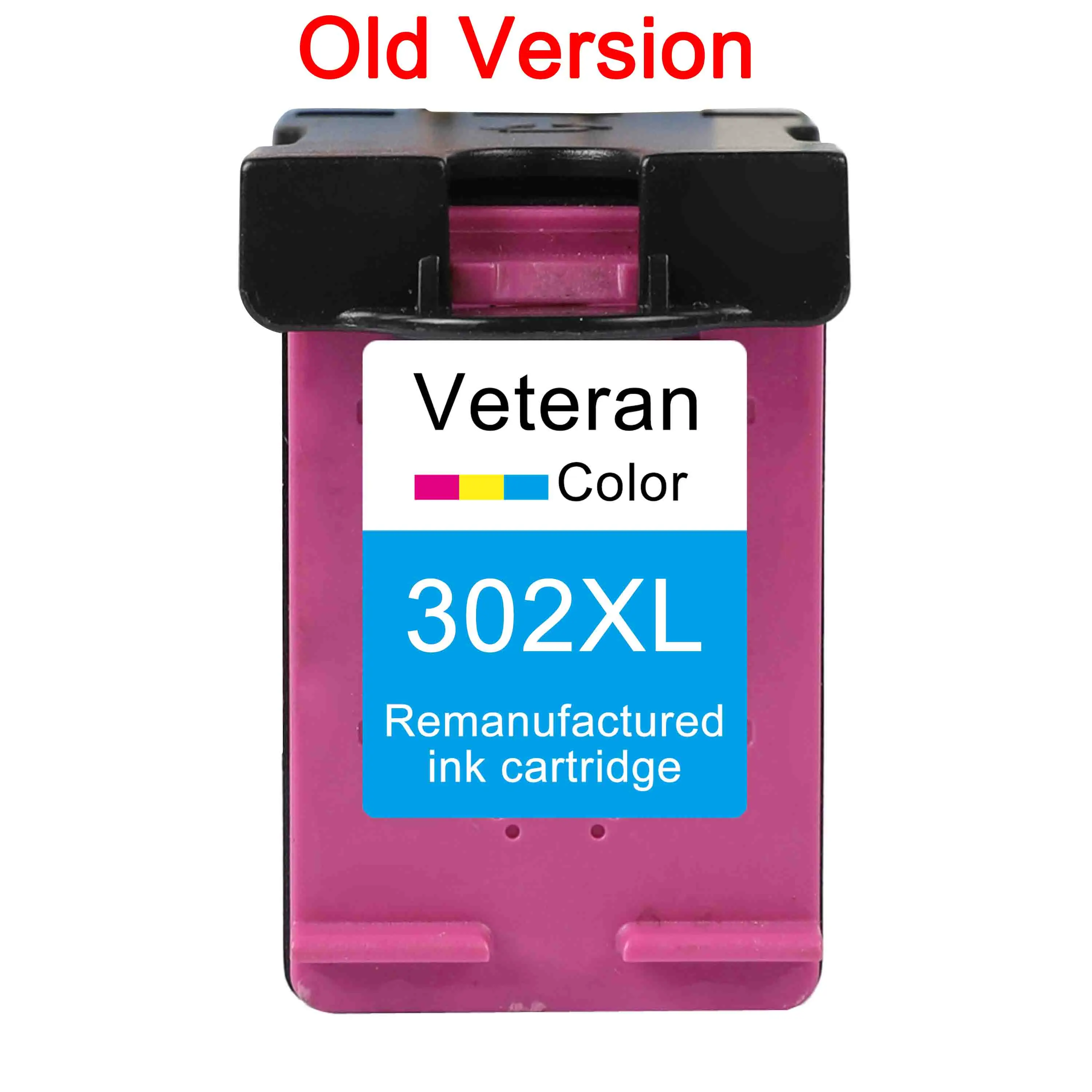 302XL CL Old version Ветеран 302XL сменный картридж для принтера для hp 302 XL hp 302 для hp Deskjet 1110 1111 1112 2130 2131 OfficeJet 5220 5230 5232 5252 5255 - Цвет: 302XL CL Old version