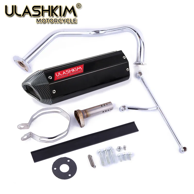

SYM GY6 50 60 80c kymco 50 MScooter Moped 4 stroke GY6 50 GY6-80 139QMB Performance Exhaust Muffler system