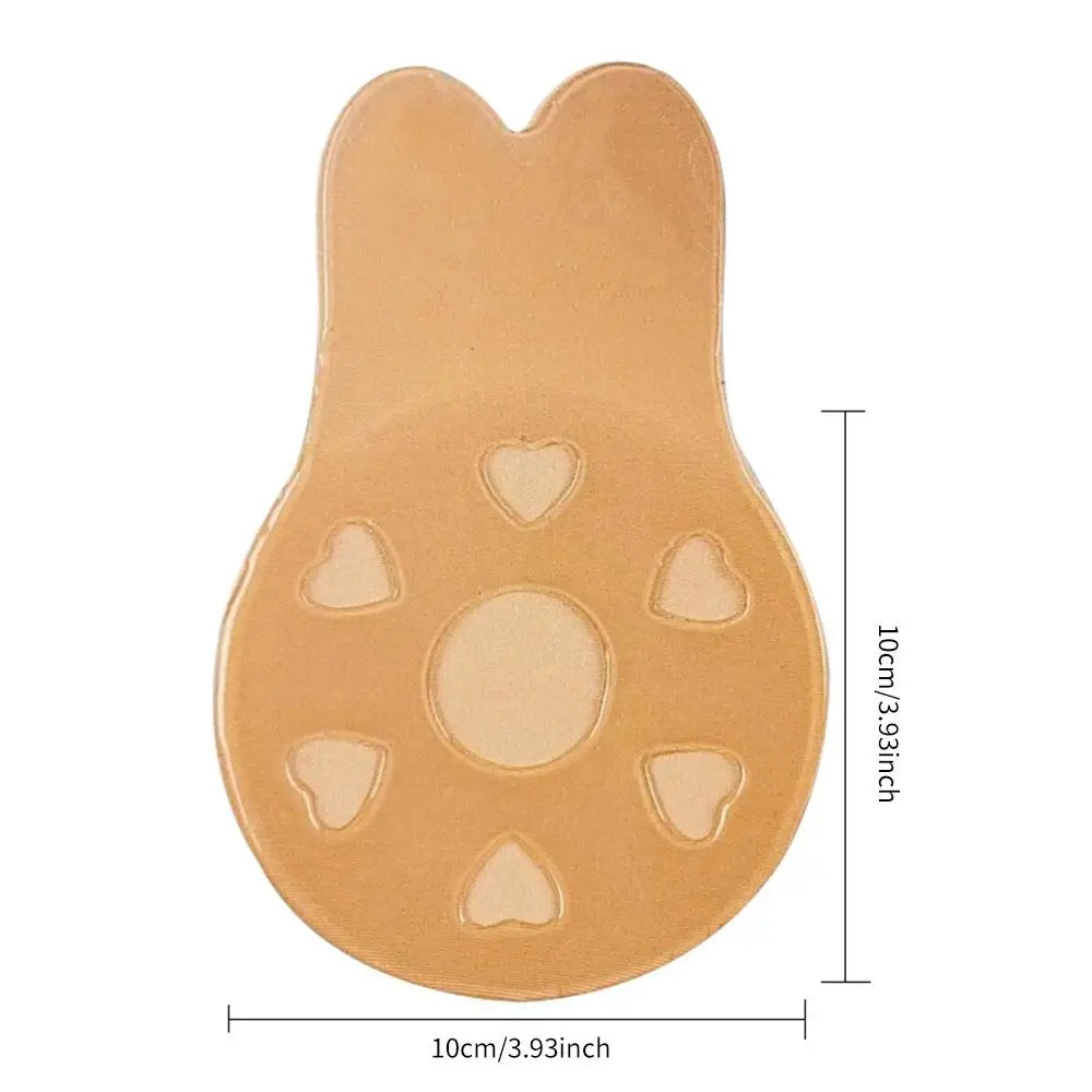 2PCS 10cm skin 1 пара, женские наклейки на соски, пуш-ап, клейкие бюстгальтеры, дышащие, невидимые, многоразовые, подтягивающие грудь ленты, без бретелек, бюстгальтер с открытой спиной - Цвет: 2PCS 10cm skin