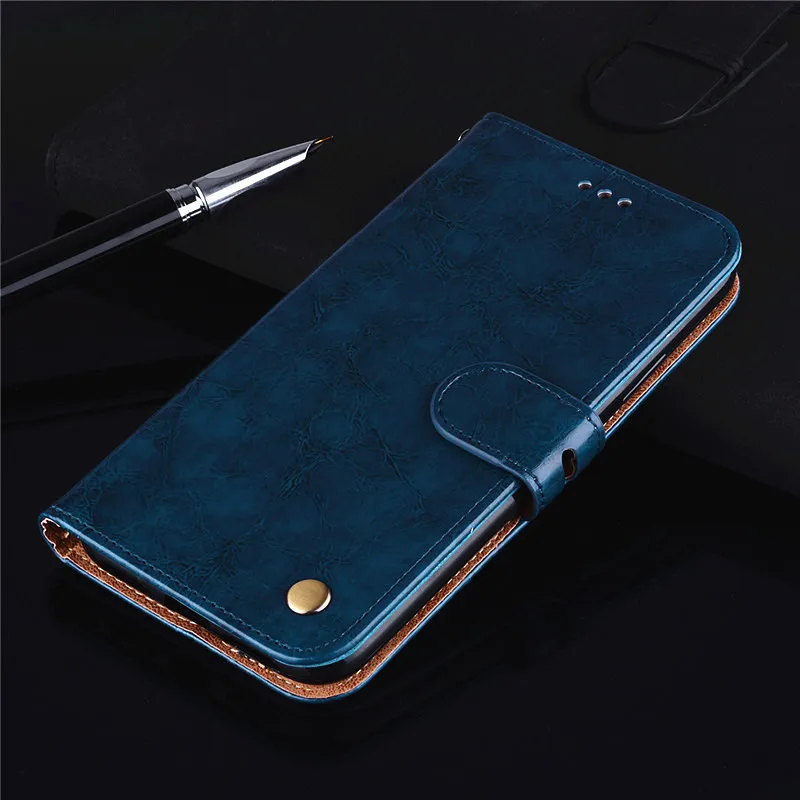 Кожаный чехол-кошелек PDGB для Xiaomi Redmi Go Redmi Note 7/Note7 Pro, глобальная версия, винтажный Чехол-книжка, мягкий чехол