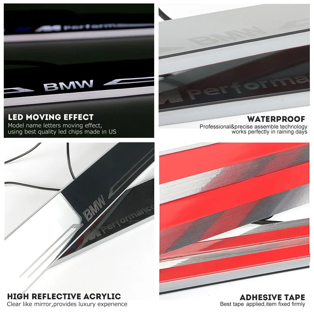 Светодиодная Накладка на порог защитная накладка дверь для Jaguar XF XJ XJL | Автомобили