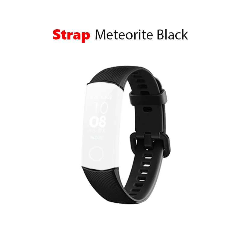 Ремень для huawei Honor Band 4/5 много цветов возможность или резервного копирования этот товар только в том случае, ремень без основной корпус - Цвет: Meteorite Black