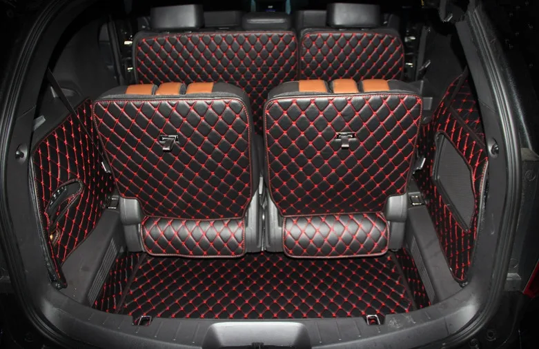 Высокое качество! Полноразмерные коврики для багажника автомобиля Ford Explorer 7 мест